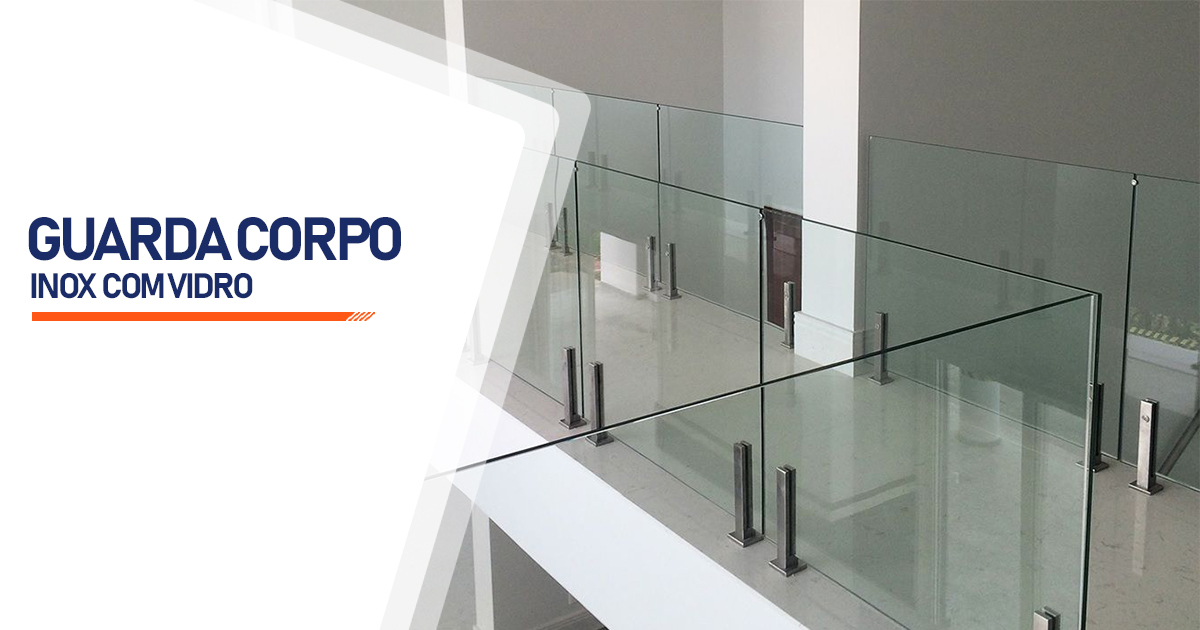 Guarda Corpo de Inox com Vidro  Maceió Chã da Jaqueira AL