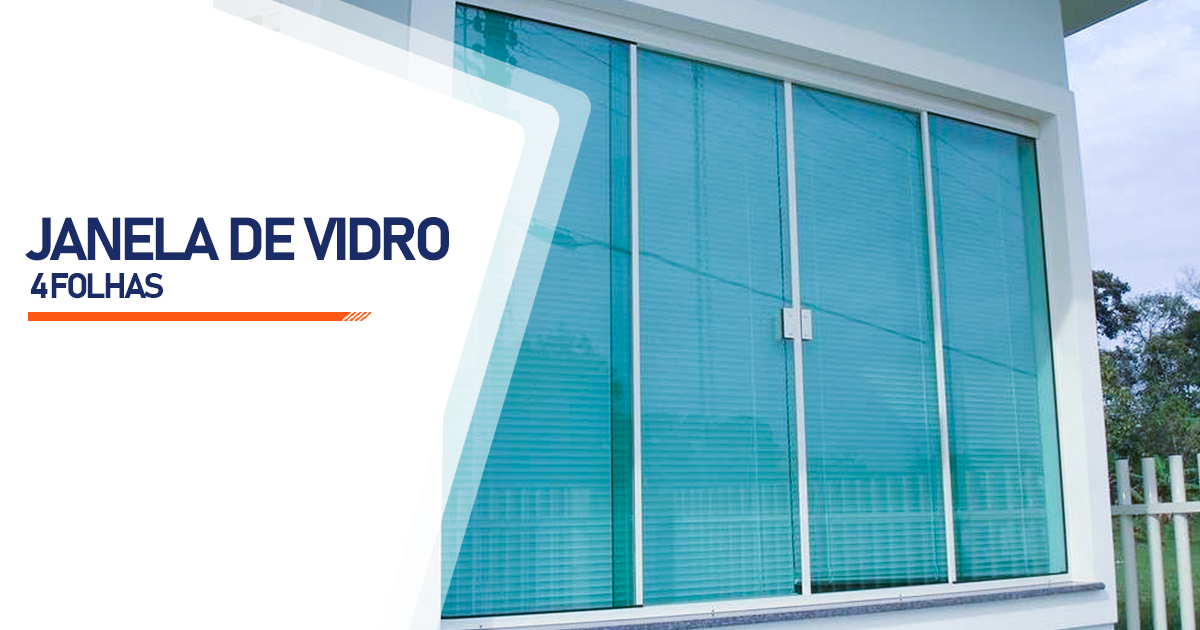Janela De Vidro 4 Folhas Maceió Chã da Jaqueira AL